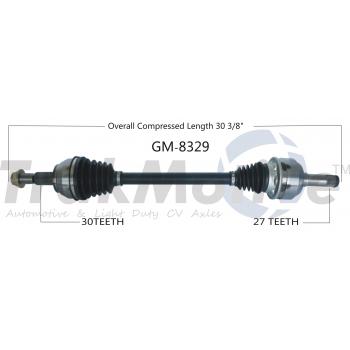 TrakMotive GM8329 - CV Axle Shaft TrakMotive GM8329 CV Axle Shaft product image 1 of 3