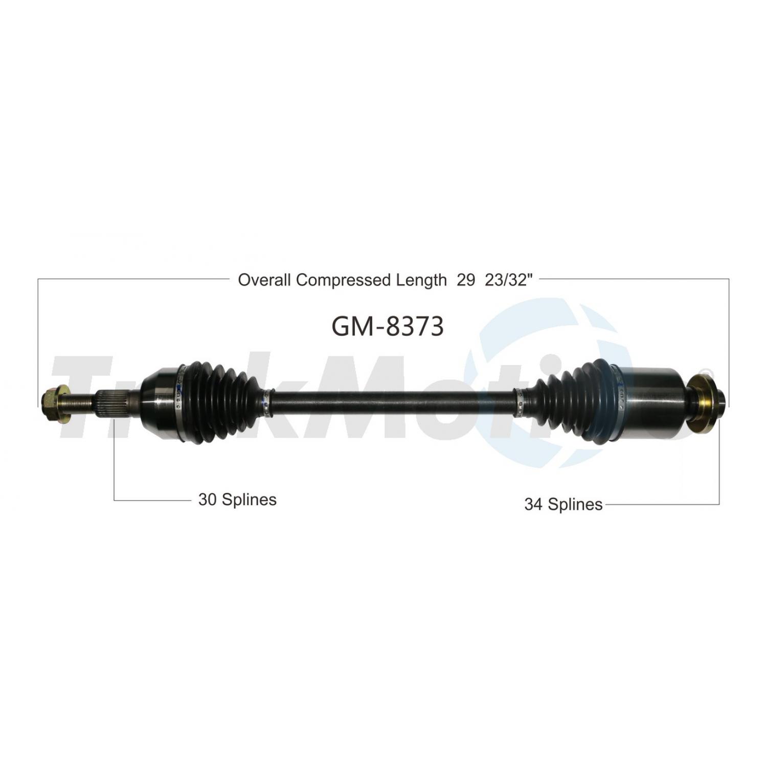 TrakMotive GM8373 - CV Axle Shaft TrakMotive GM8373 CV Axle Shaft product image 1 of 3