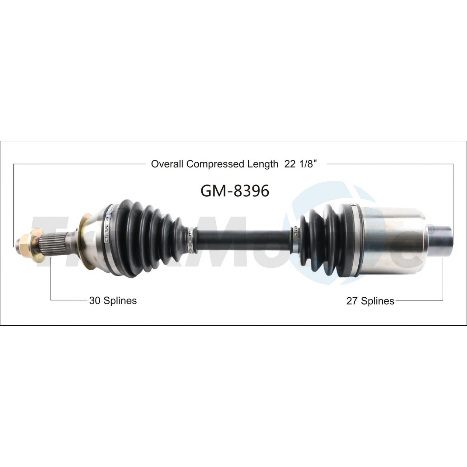TrakMotive GM8396 - CV Axle Shaft TrakMotive GM8396 CV Axle Shaft product image 1 of 3