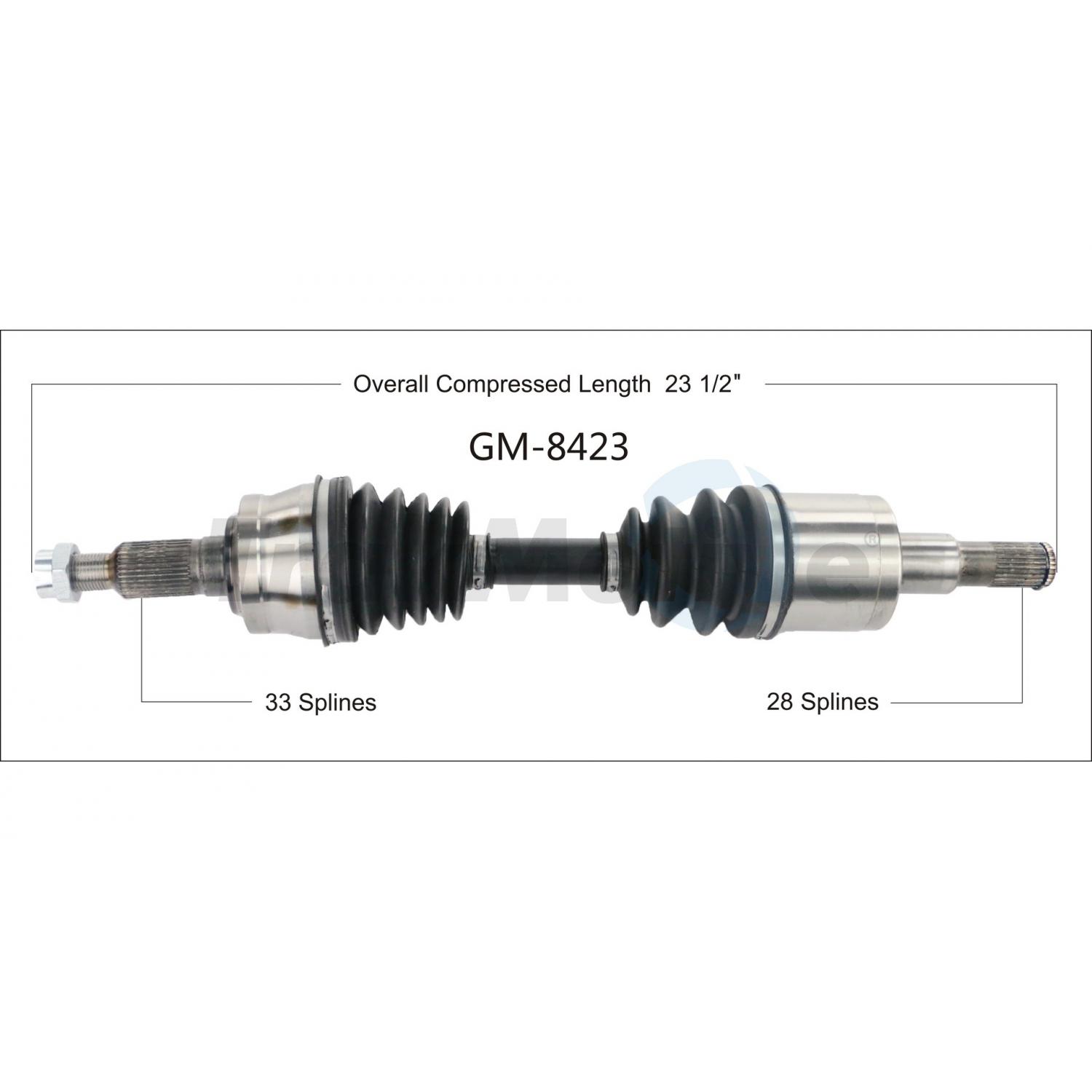 TrakMotive GM8423 - CV Axle Shaft TrakMotive GM8423 CV Axle Shaft product image 1 of 3