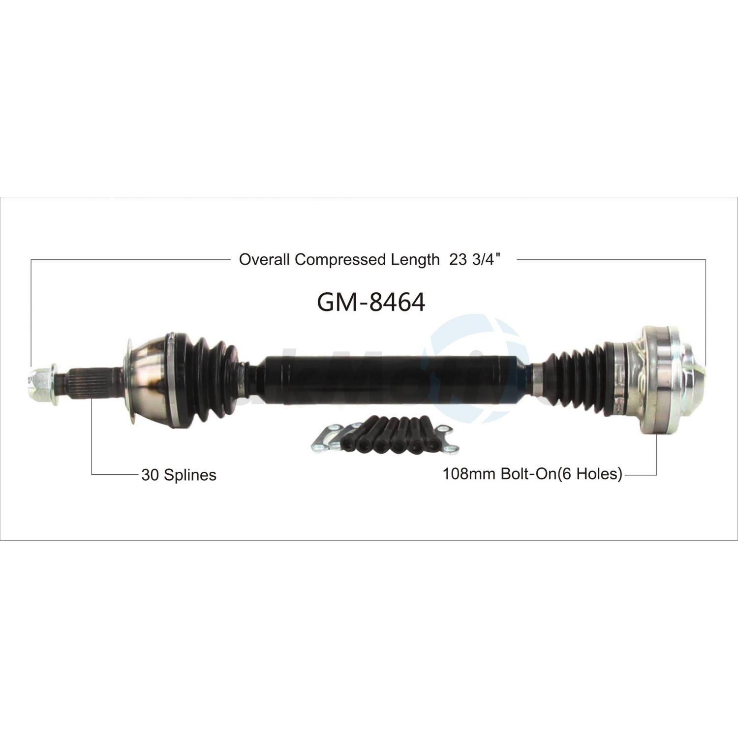 TrakMotive GM8464 - CV Axle Shaft TrakMotive GM8464 CV Axle Shaft product image 1 of 3