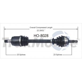 TrakMotive HO8028 CV Axle Shaft product image 1 of 3