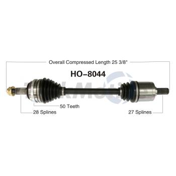TrakMotive HO8044 - CV Axle Shaft TrakMotive HO8044 CV Axle Shaft product image 1 of 3