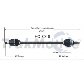 TrakMotive HO8046 CV Axle Shaft product image 1 of 3