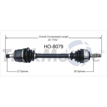 TrakMotive HO8079 - CV Axle Shaft TrakMotive HO8079 CV Axle Shaft product image 1 of 3