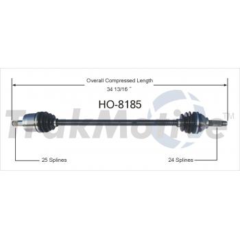 TrakMotive HO8185 CV Axle Shaft product image 1 of 3