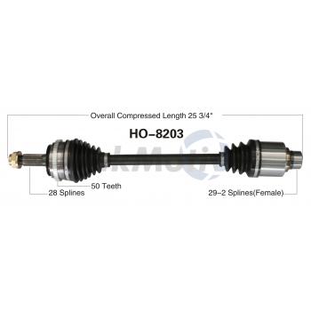 TrakMotive HO8203 CV Axle Shaft product image 1 of 3