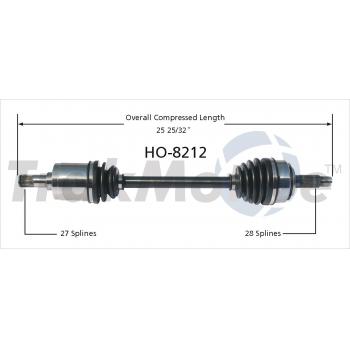 TrakMotive HO8212 - CV Axle Shaft TrakMotive HO8212 CV Axle Shaft product image 1 of 3