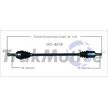 TrakMotive HO8218 CV Axle Shaft product image 1 of 3