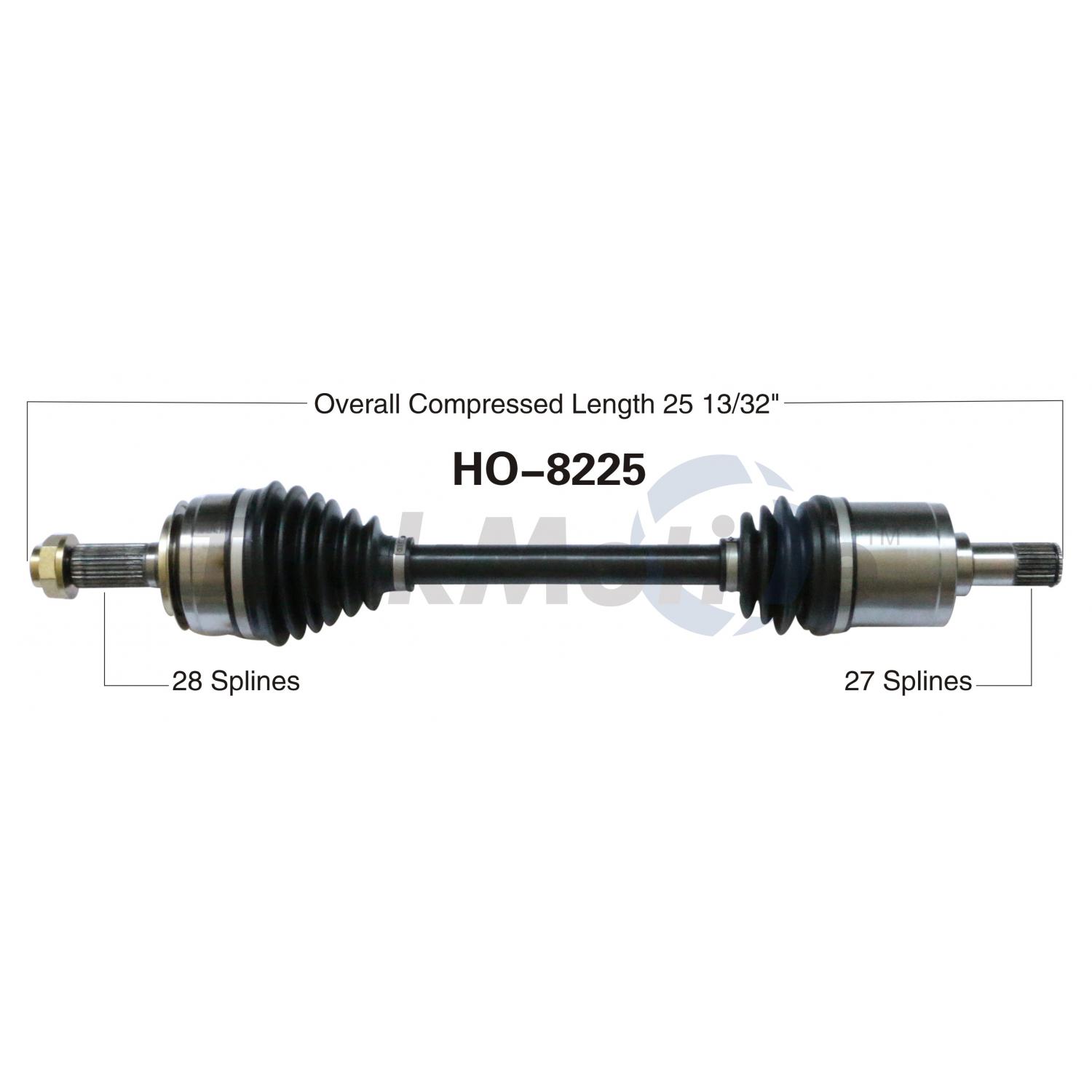 TrakMotive HO8225 CV Axle Shaft product image 1 of 3
