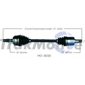 TrakMotive HO8230 CV Axle Shaft product image 1 of 3