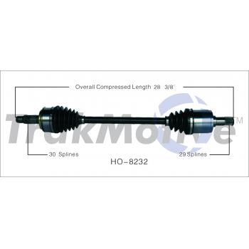 TrakMotive HO8232 - CV Axle Shaft TrakMotive HO8232 CV Axle Shaft product image 1 of 3