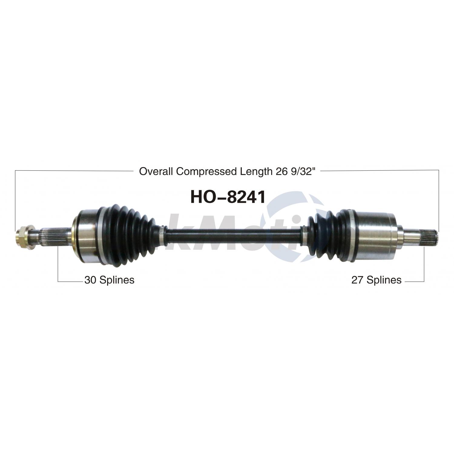 TrakMotive HO8241 - CV Axle Shaft TrakMotive HO8241 CV Axle Shaft product image 1 of 3