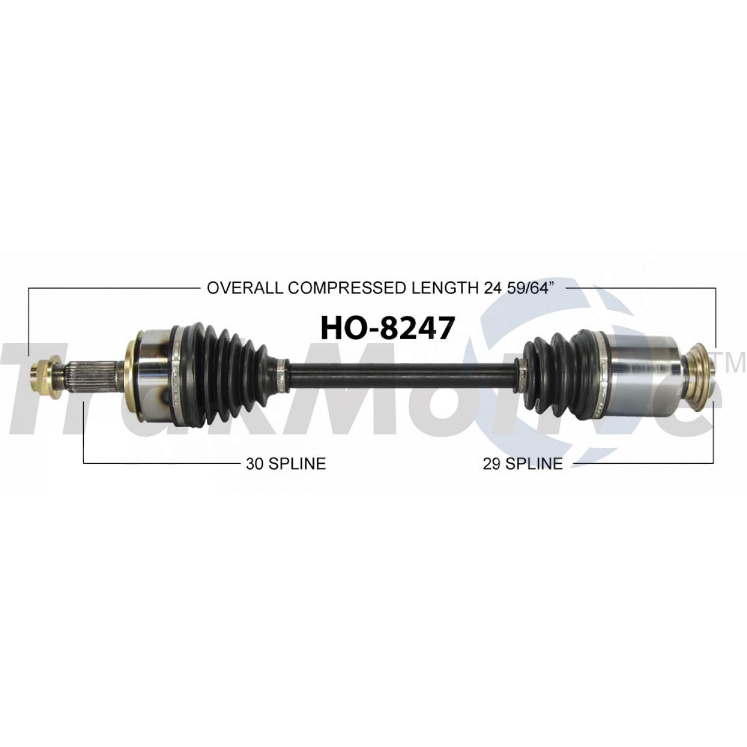 TrakMotive HO8247 - CV Axle Shaft TrakMotive HO8247 CV Axle Shaft product image 1 of 3