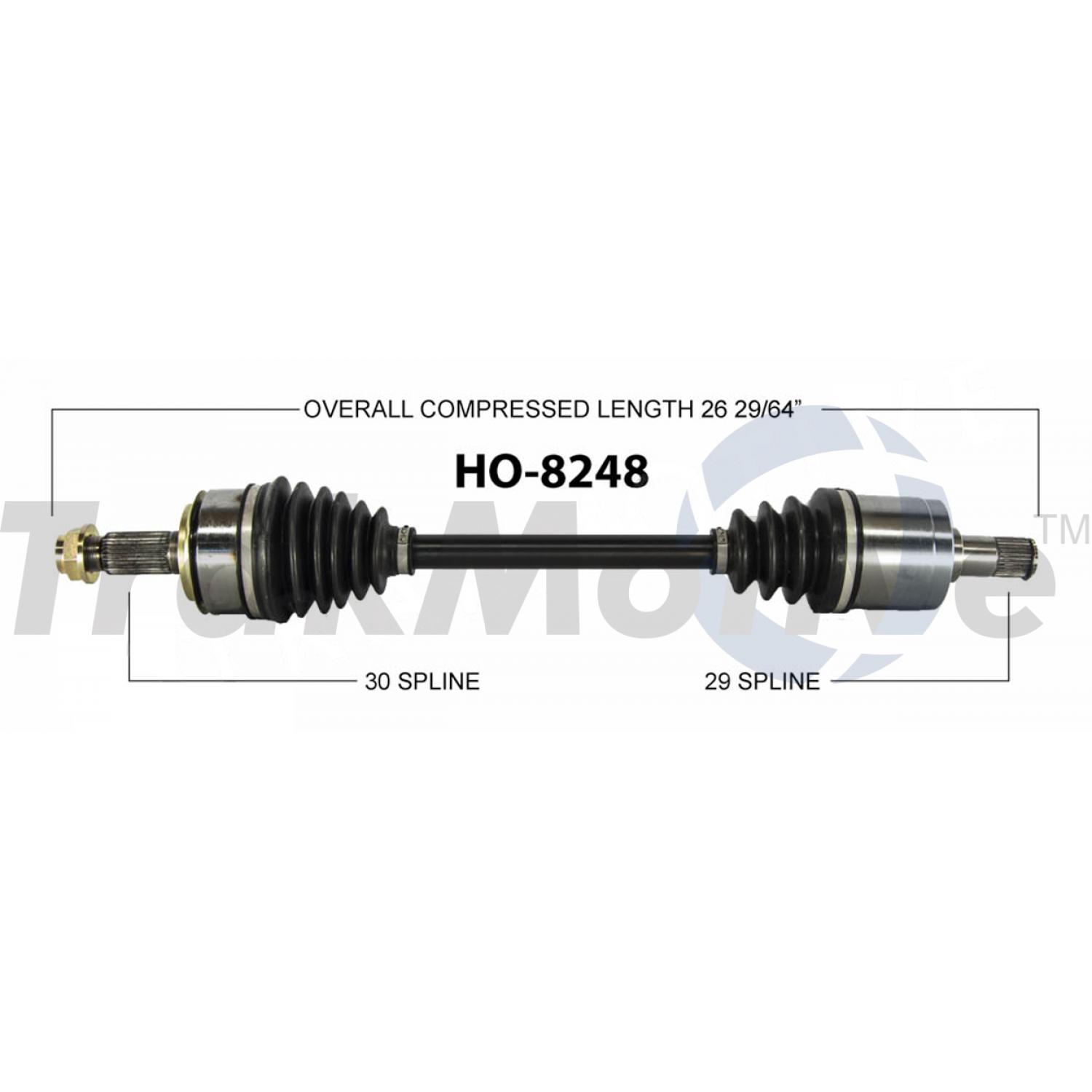 TrakMotive HO8248 - CV Axle Shaft TrakMotive HO8248 CV Axle Shaft product image 1 of 3