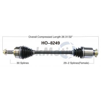 TrakMotive HO8249 - CV Axle Shaft TrakMotive HO8249 CV Axle Shaft product image 1 of 3