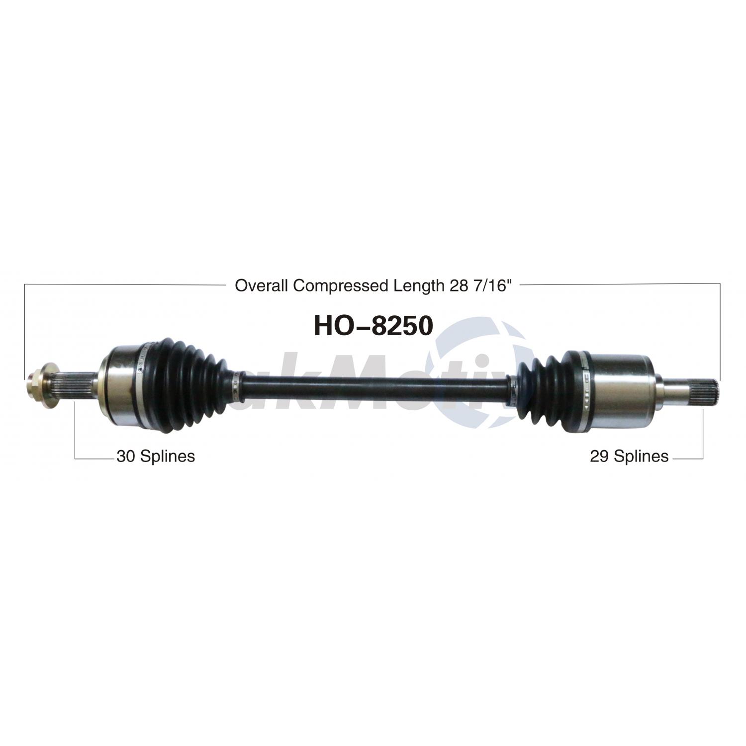 TrakMotive HO8250 - CV Axle Shaft TrakMotive HO8250 CV Axle Shaft product image 1 of 3