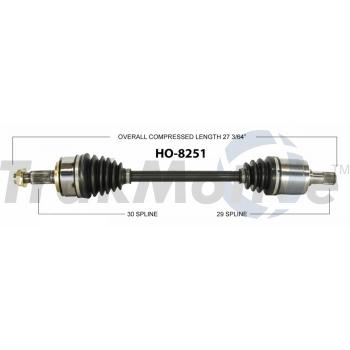 TrakMotive HO8251 CV Axle Shaft product image 1 of 3
