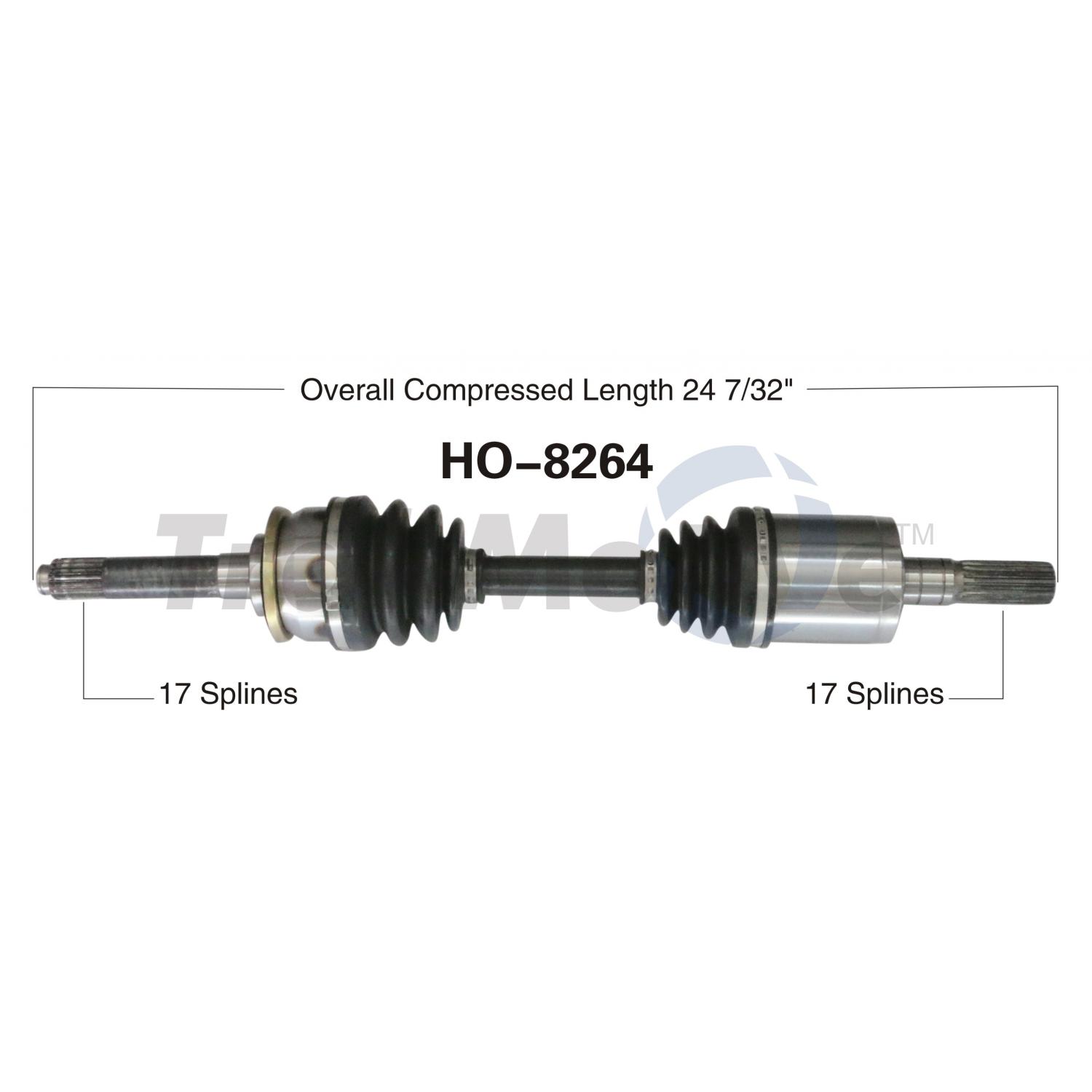 TrakMotive HO8264 - CV Axle Shaft TrakMotive HO8264 CV Axle Shaft product image 1 of 3