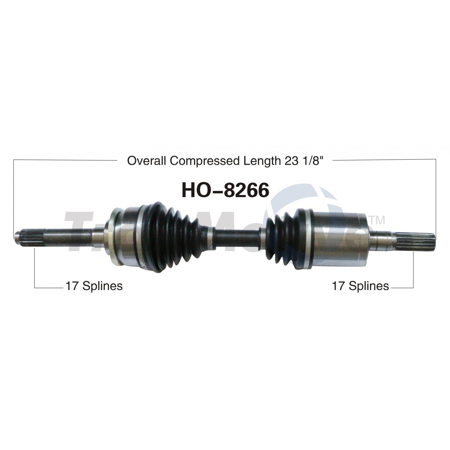 TrakMotive HO8266 - CV Axle Shaft TrakMotive HO8266 CV Axle Shaft product image 1 of 3