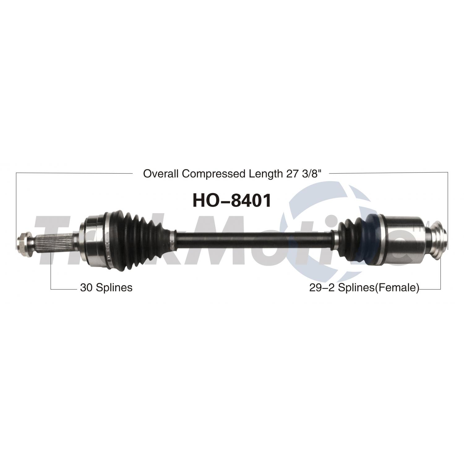 TrakMotive HO8401 - CV Axle Shaft TrakMotive HO8401 CV Axle Shaft product image 1 of 3