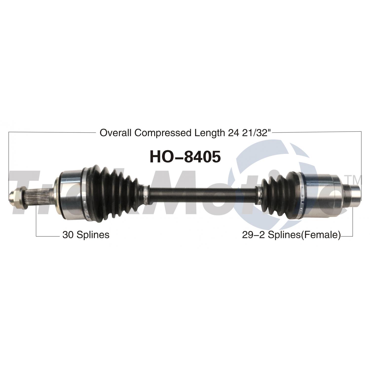 TrakMotive HO8405 - CV Axle Shaft TrakMotive HO8405 CV Axle Shaft product image 1 of 3