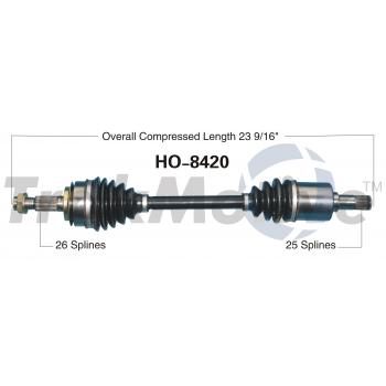 TrakMotive HO8420 CV Axle Shaft product image 1 of 3