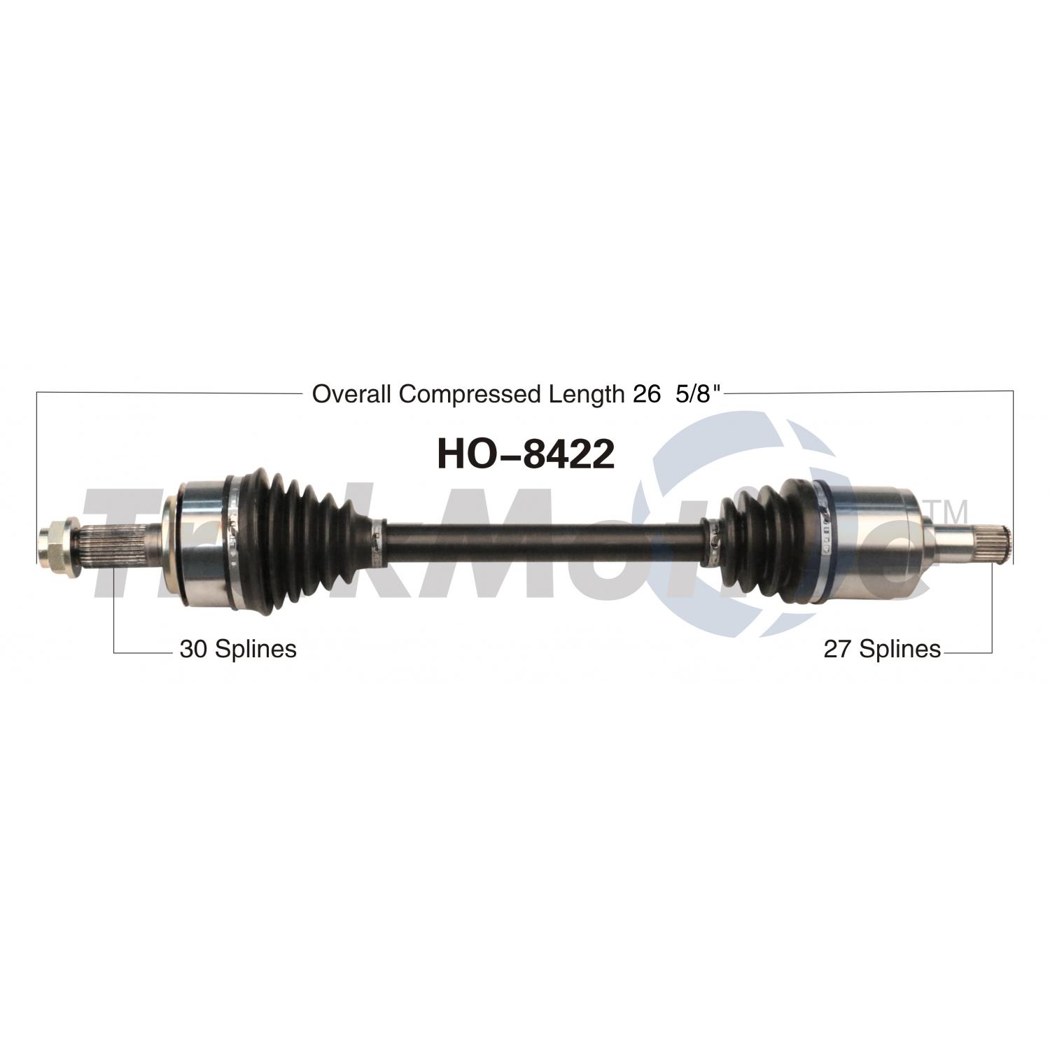 TrakMotive HO8422 - CV Axle Shaft TrakMotive HO8422 CV Axle Shaft product image 1 of 3