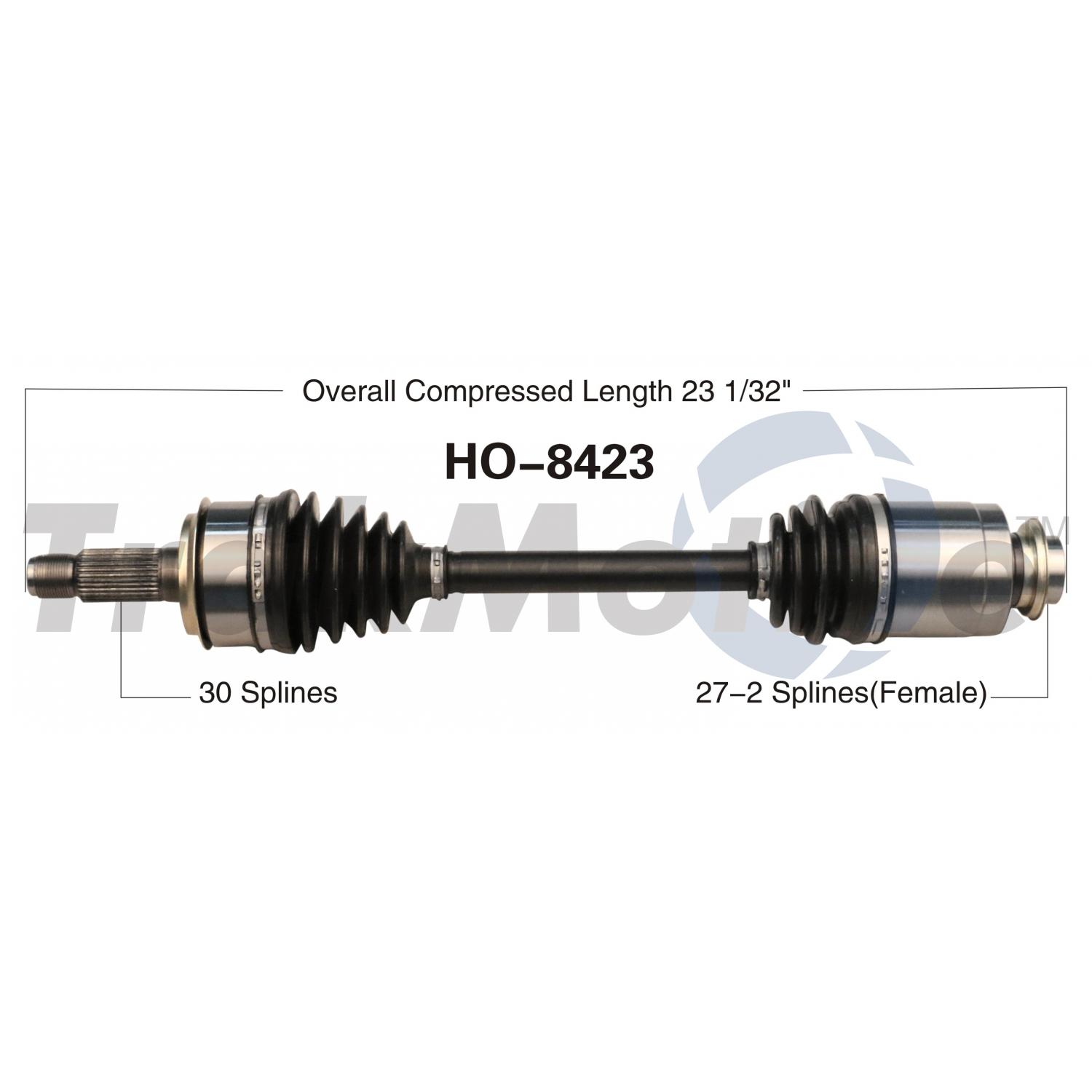 TrakMotive HO8423 - CV Axle Shaft TrakMotive HO8423 CV Axle Shaft product image 1 of 3