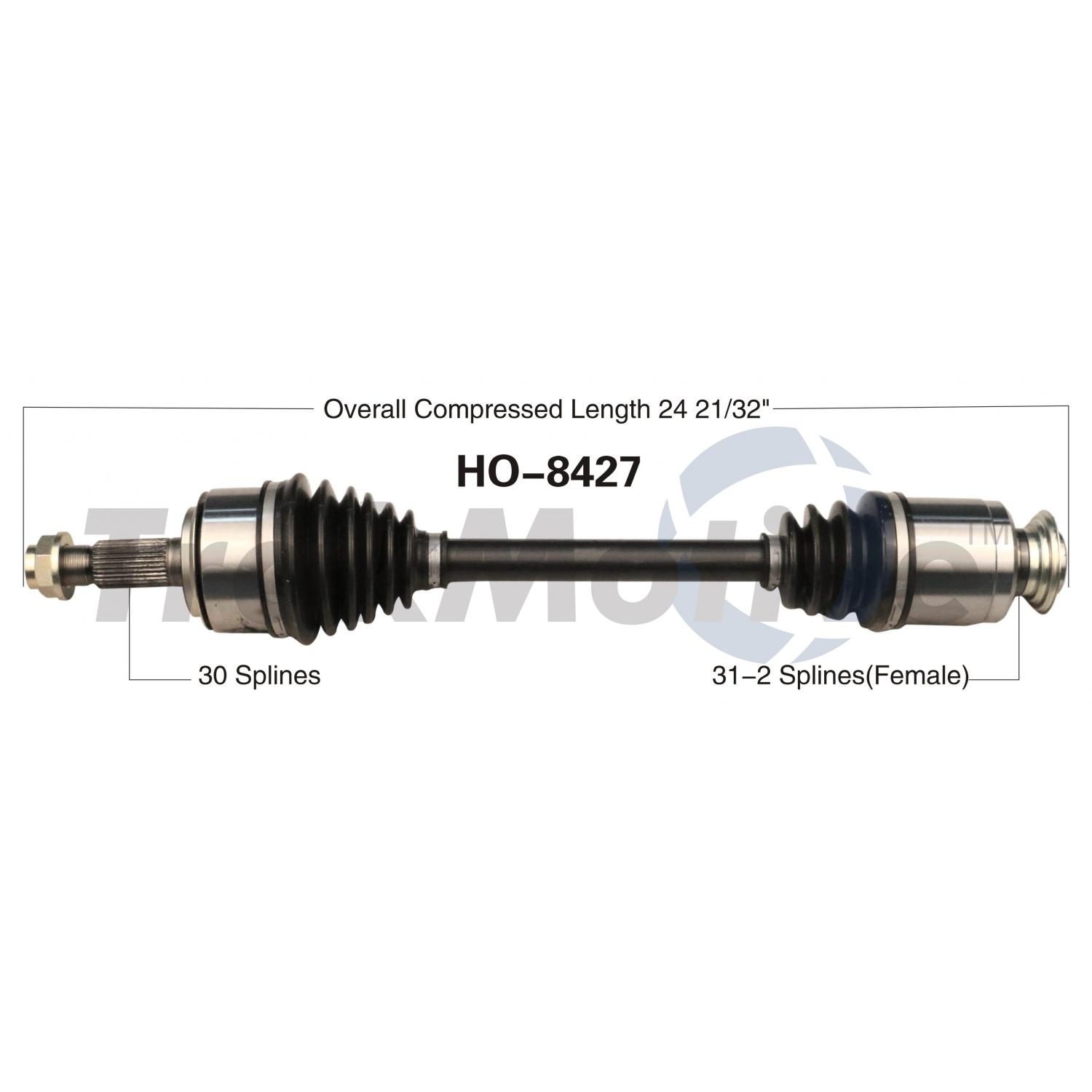 TrakMotive HO8427 CV Axle Shaft product image 1 of 3