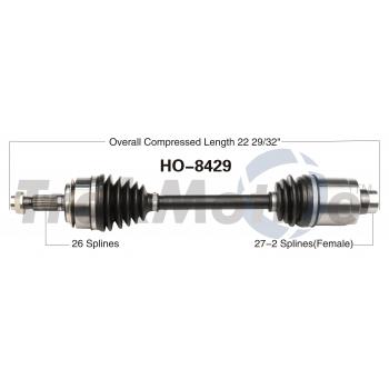 TrakMotive HO8429 CV Axle Shaft product image 1 of 3