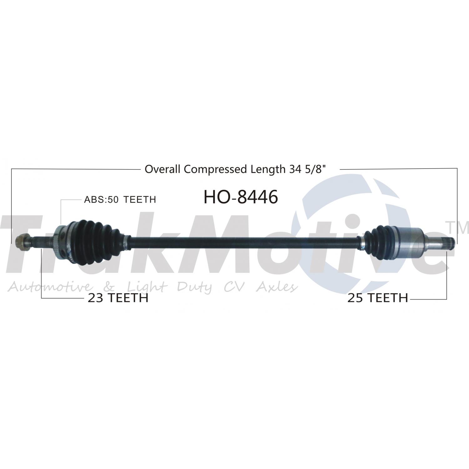 TrakMotive HO8446 - CV Axle Shaft TrakMotive HO8446 CV Axle Shaft product image 1 of 3