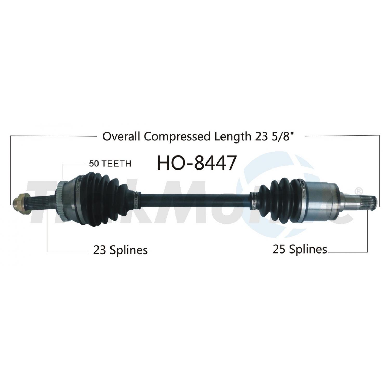 TrakMotive HO8447 - CV Axle Shaft TrakMotive HO8447 CV Axle Shaft product image 1 of 3