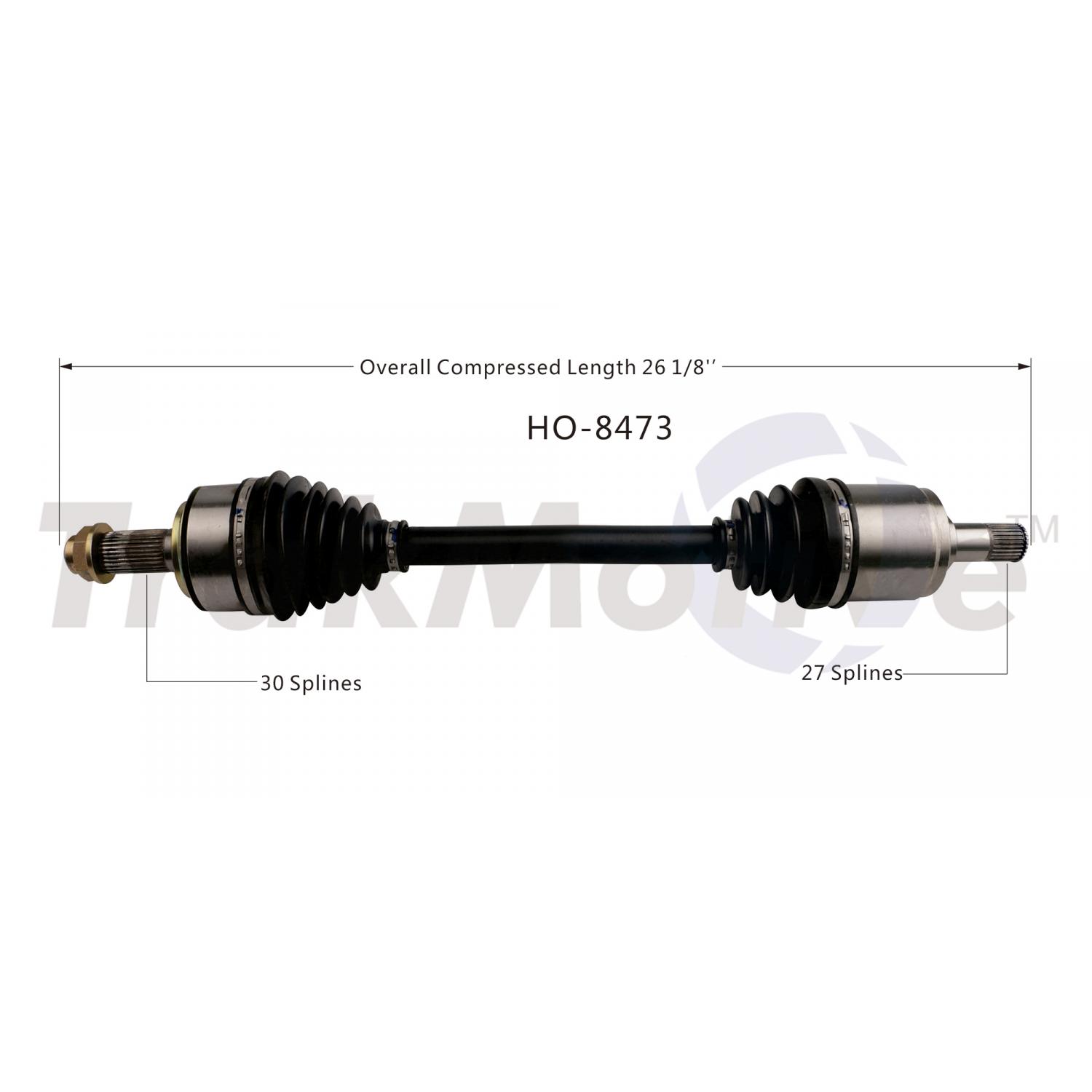 TrakMotive HO8473 - CV Axle Shaft TrakMotive HO8473 CV Axle Shaft product image 1 of 3
