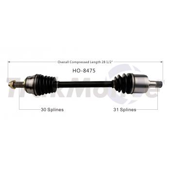 TrakMotive HO8475 CV Axle Shaft product image 1 of 3