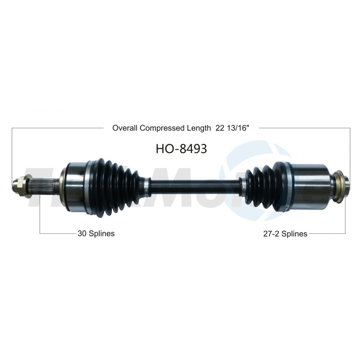 TrakMotive HO8493 - CV Axle Shaft TrakMotive HO8493 CV Axle Shaft product image 1 of 3