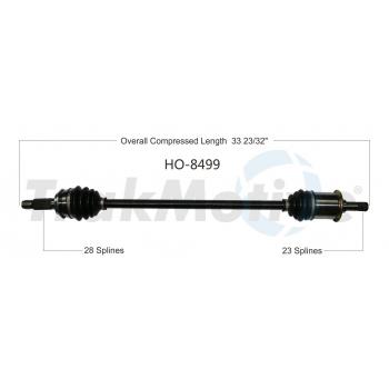 TrakMotive HO8499 CV Axle Shaft product image 1 of 3