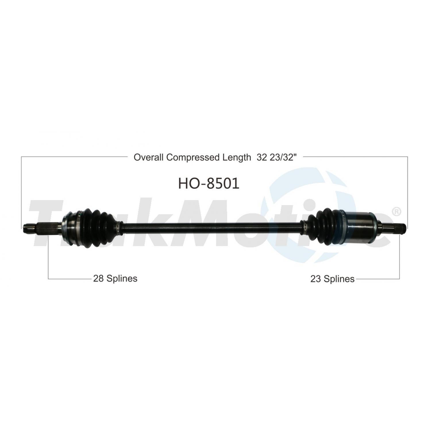 TrakMotive HO8501 - CV Axle Shaft TrakMotive HO8501 CV Axle Shaft product image 1 of 3