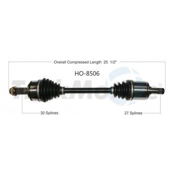 TrakMotive HO8506 - CV Axle Shaft TrakMotive HO8506 CV Axle Shaft product image 1 of 3