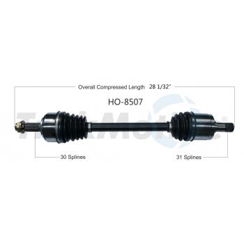 TrakMotive HO8507 - CV Axle Shaft TrakMotive HO8507 CV Axle Shaft product image 1 of 3