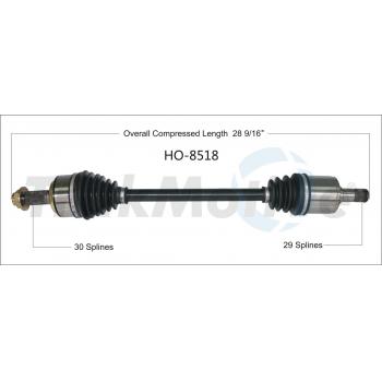 TrakMotive HO8518 CV Axle Shaft product image 1 of 3