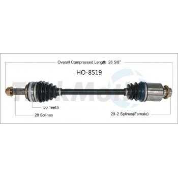 TrakMotive HO8519 - CV Axle Shaft TrakMotive HO8519 CV Axle Shaft product image 1 of 3