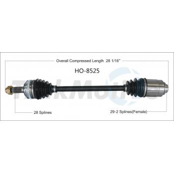 TrakMotive HO8525 CV Axle Shaft product image 1 of 3