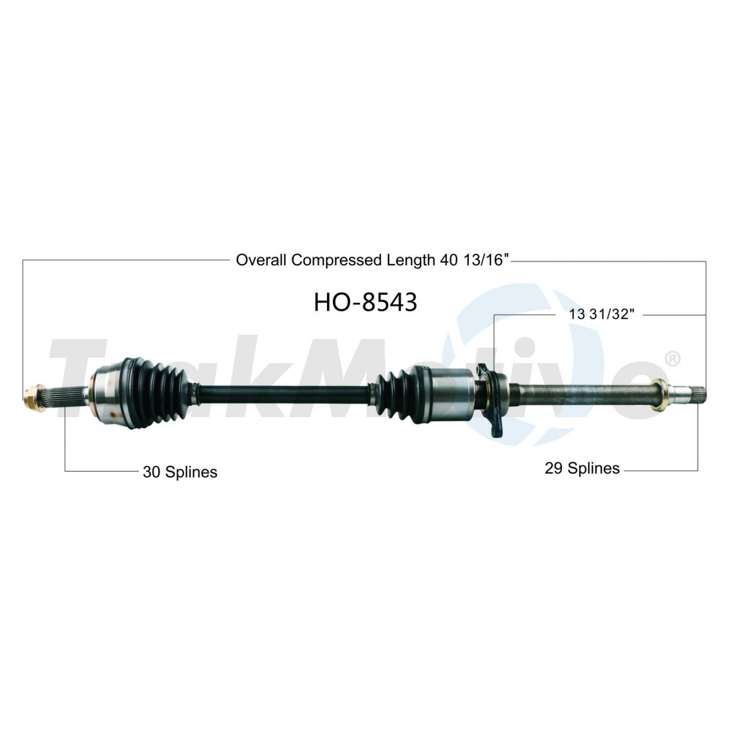 TrakMotive HO8543 CV Axle Shaft product image 1 of 3
