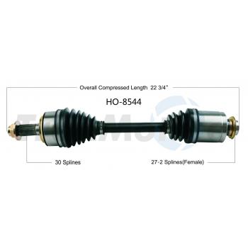 TrakMotive HO8544 CV Axle Shaft product image 1 of 3