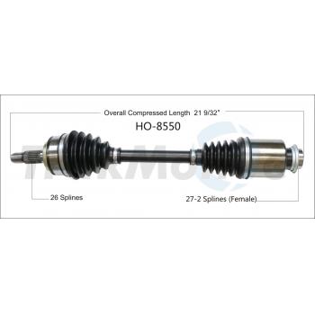 TrakMotive HO8550 CV Axle Shaft product image 1 of 3
