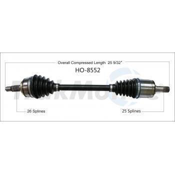 TrakMotive HO8552 CV Axle Shaft product image 1 of 3