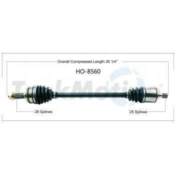 TrakMotive HO8560 CV Axle Shaft product image 1 of 3
