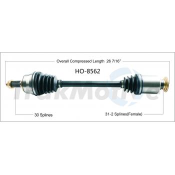 TrakMotive HO8562 CV Axle Shaft product image 1 of 3