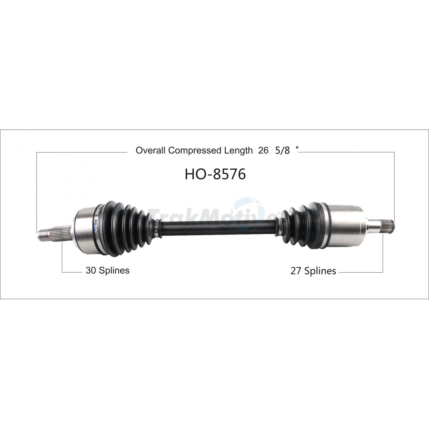 TrakMotive HO8576 - CV Axle Shaft TrakMotive HO8576 CV Axle Shaft product image 1 of 3